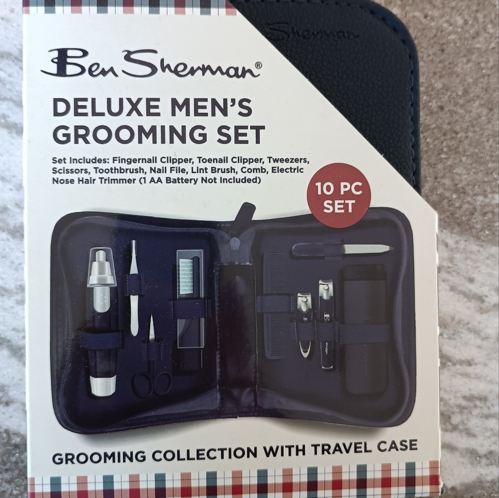 Ben Sherman Men's Deluxe Grooming Set New